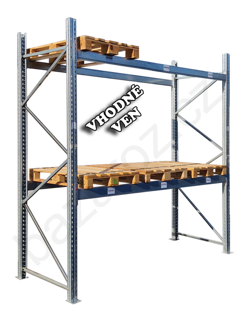 paletové regály dexion pozinkovane prumyslove skladove bazar levne základní pole bazaroz