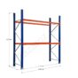 Paletové Regály Proman  2 patra – Základní Pole Bazar / použité