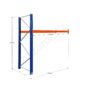 Paletové Regály Proman v: 1,9m, 1 patro – Přídavné Pole