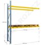 Paletové regály Rosss šířka: 2,7m – PŘÍDAVNÉ POLE – Bazar / použité