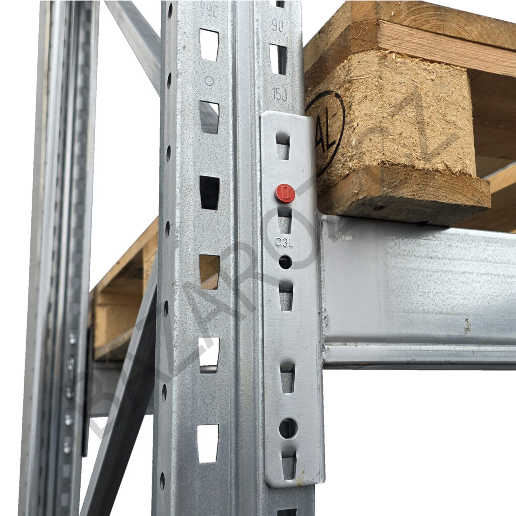 bazarové paletové regály použité repasované skladové na palety prumyslové vysoké pozinkované venkovní nejlevnější bazaroz dexion