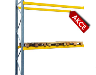 Paletové regály Rosss šířka: 2,7m – PŘÍDAVNÉ POLE – Bazar / použité