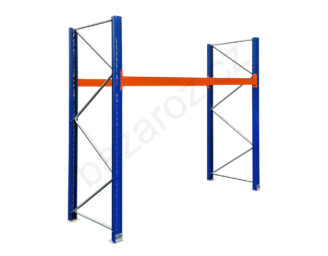 Paletové Regály Proman šířka: 2,7m, 1 patro – Základní Pole