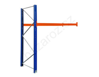 Paletové Regály Proman šířka: 2,7m, 1 patro – Přídavné Pole