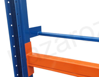 Zadní ochrana proti prostrčení palety na paletové regály Proman