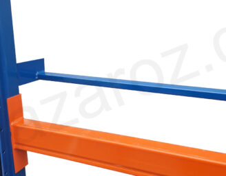 Zadní ochrana proti prostrčení palety na paletové regály Proman